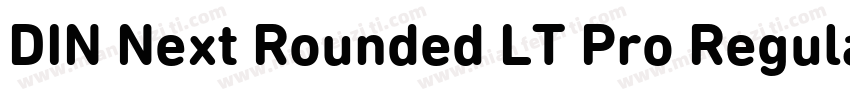 DIN Next Rounded LT Pro Regular字体转换